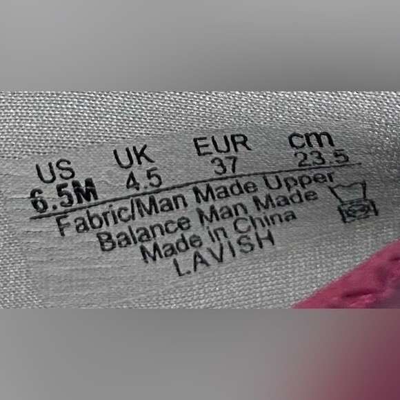 BZees Lavish Purple Pink Gray Slip On Style Casual Comfort Shoe Size 6.5M - Picture 8 of 10